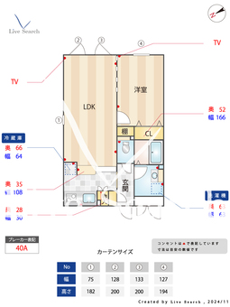 PASEO荏原中延 101 【東京都荏原中延駅】 の間取り図