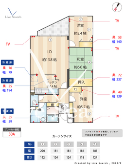 リノヴェール新百合ヶ丘 501 【神奈川県新百合ヶ丘】 の間取り図