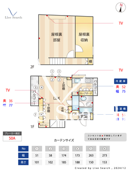 ヒルサイドハウス 201 【東京都南平駅】 の間取り図