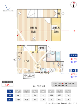 ヒルサイドハウス 202 【東京都南平駅】 の間取り図
