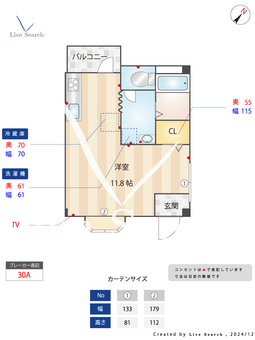 プレイスハイツ青谷  201 【兵庫県阪急電鉄神戸線　王子公園駅】 の間取り図
