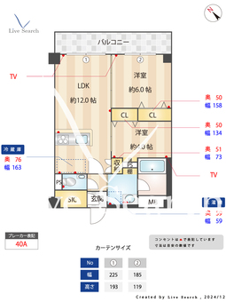 Hakata station south 306 【福岡県博多駅】 の間取り図