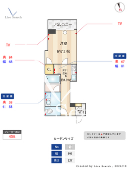 ヴィア　ソーレ　Ⅰ 102 【東京都東十条駅】 の間取り図