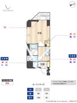 Amavel大森 601 【東京都大森駅】 の間取り図