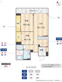 グリーンセント 201 【千葉県浦安駅】 の間取り図