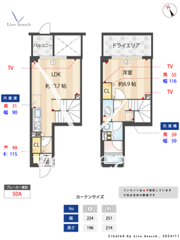コンフォリア上目黒 104 【東京都池尻大橋駅】 の間取り図