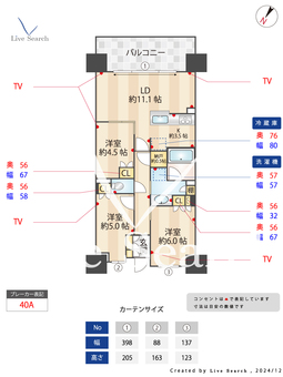 SHINTO　CITY（Ⅰ街区・Ⅱ街区） E865 【埼玉県さいたま新都心駅】 の間取り図