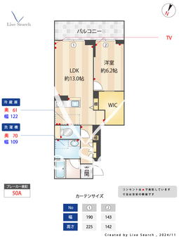 シャーメゾンルナ 302 【埼玉県浦和美園駅】 の間取り図