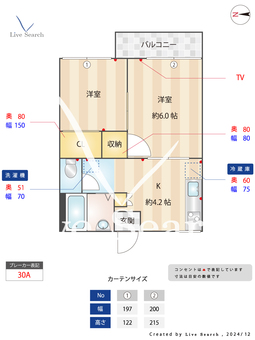 メゾン篠原 201 【神奈川県新横浜駅】 の間取り図