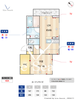 プランドール 301 【千葉県東中山駅】 の間取り図