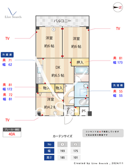 メゾン・ラ・ポート 203 【東京都武蔵関駅】 の間取り図