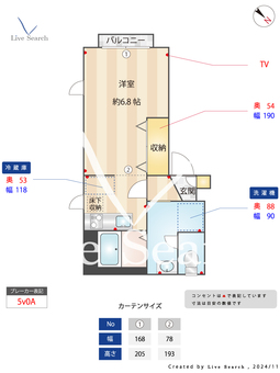 メゾンサウスロック 101 【東京都小岩】 の間取り図