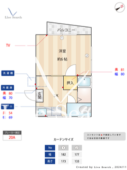 若杉荘 101 【福岡県九産大前駅】 の間取り図