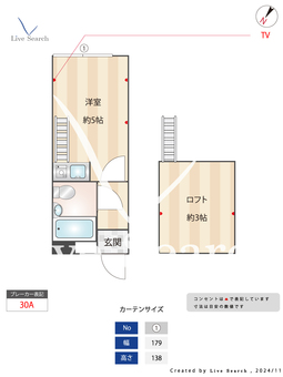 初台ビューフラット 205 【東京都初台】 の間取り図