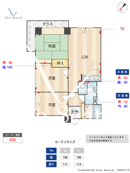 レジデンス高宮 307 【南区高宮駅】 の間取り図