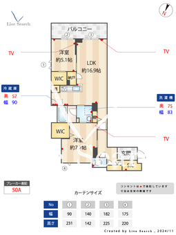 シャーメゾンカスガ 204 【埼玉県浦和美園】 の間取り図