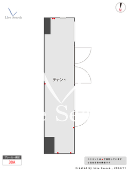 デイトンビルⅡ 3FE 【福岡県西鉄福岡駅】 の間取り図