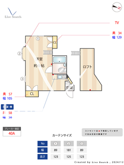 サンパレス南台 201 【埼玉県上福岡】 の間取り図