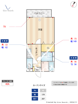 ル・シエル豊春 202 【埼玉県豊春駅】 の間取り図