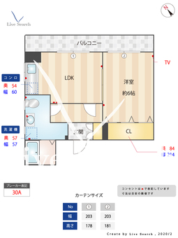 井上ビル 401 【福岡県薬院駅】 の間取り図