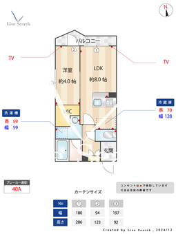 コンポジット品川金子山  204 【東京都西大井駅】 の間取り図