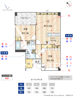 プレジール川崎グランツェント 403 【神奈川県浜川崎駅】 の間取り図