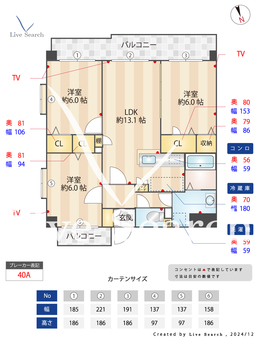 ネオジェラーモ 601 【福岡県地下鉄別府駅】 の間取り図
