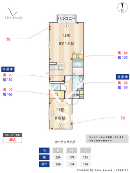 プレミールB 201 【埼玉県越谷レイクタウン】 の間取り図