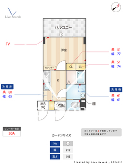 サヴォイ エクセルシオール 902 【福岡県呉服町駅 　 (地下鉄箱崎線)】 の間取り図