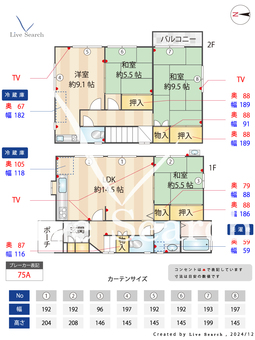呉川町戸建  【兵庫県阪神打出】 の間取り図
