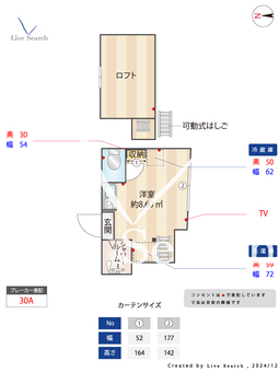 アーンベスト東新宿 206 【東京都東新宿駅】 の間取り図