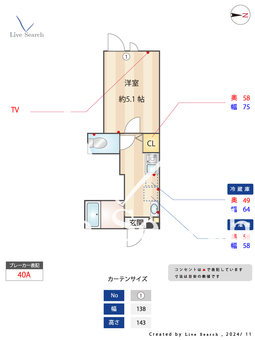 アイコート富士見ヶ丘 203 【東京都富士見ヶ丘駅】 の間取り図