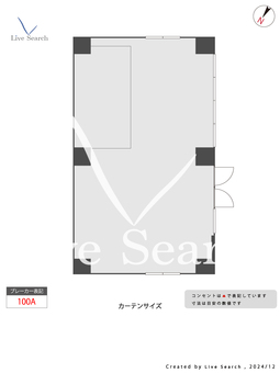 グロワール高砂 1F 【福岡県薬院駅】 の間取り図