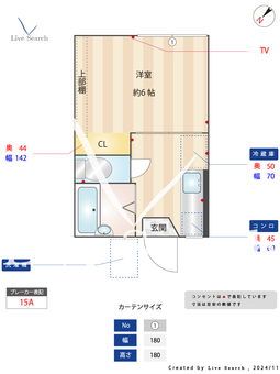 コーポフジ 205 【千葉県京成千葉線みどり台】 の間取り図