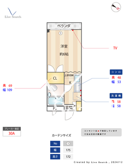 レジデンスウエスト 102 【東京都西八王子駅】 の間取り図