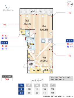 ラルクス 203 【神奈川県鶴見駅】 の間取り図