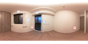 ネオグランデ甲陽園 504 【兵庫県甲陽園】 の間取り図