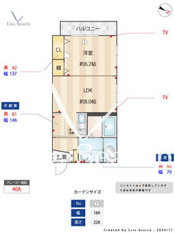 サンフォレスト 103 【東京都江古田駅】 の間取り図