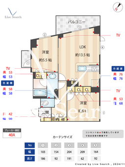 ヴェルディーク横濱西谷 401 【神奈川県西谷駅】 の間取り図
