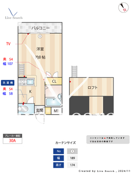 Kコーポ大原 202 【福岡県七隈駅】 の間取り図