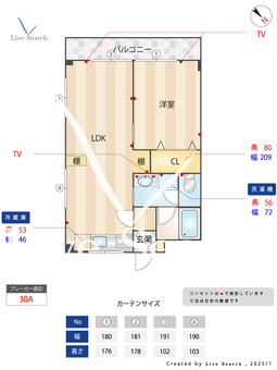 セイントビル 303 【福岡県比恵駅】 の間取り図