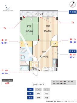 ファミールS&S 305 【神奈川県相模大野】 の間取り図