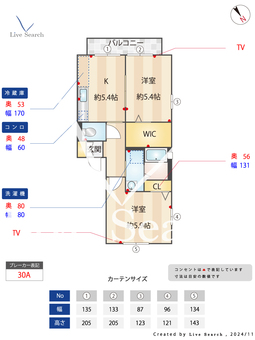 シャーメゾン大佐野B 202 【福岡県水城駅】 の間取り図