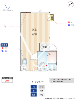 SSハイツ市川 202 【市川駅】 の間取り図