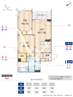 エムアイ　カーサ 201 【千葉県下総中山駅】 の間取り図