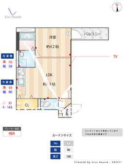 Clair 203 【大阪府柴島駅】 の間取り図