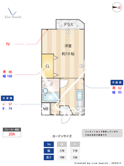 ヒルズキタザワ 102 【東京都東北沢】 の間取り図
