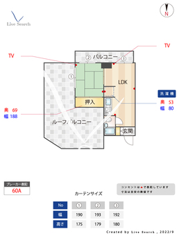 ホワイトコート井荻 501 【東京都井荻駅】 の間取り図