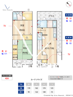 長田天神町6丁目貸家  【長田駅】 の間取り図