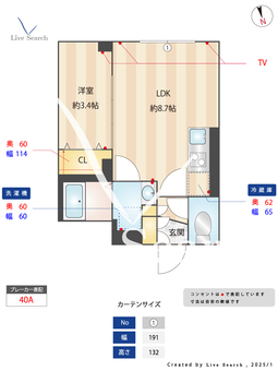 ウェルスクエア中延Ⅱ 304 【荏原中延駅】 の間取り図